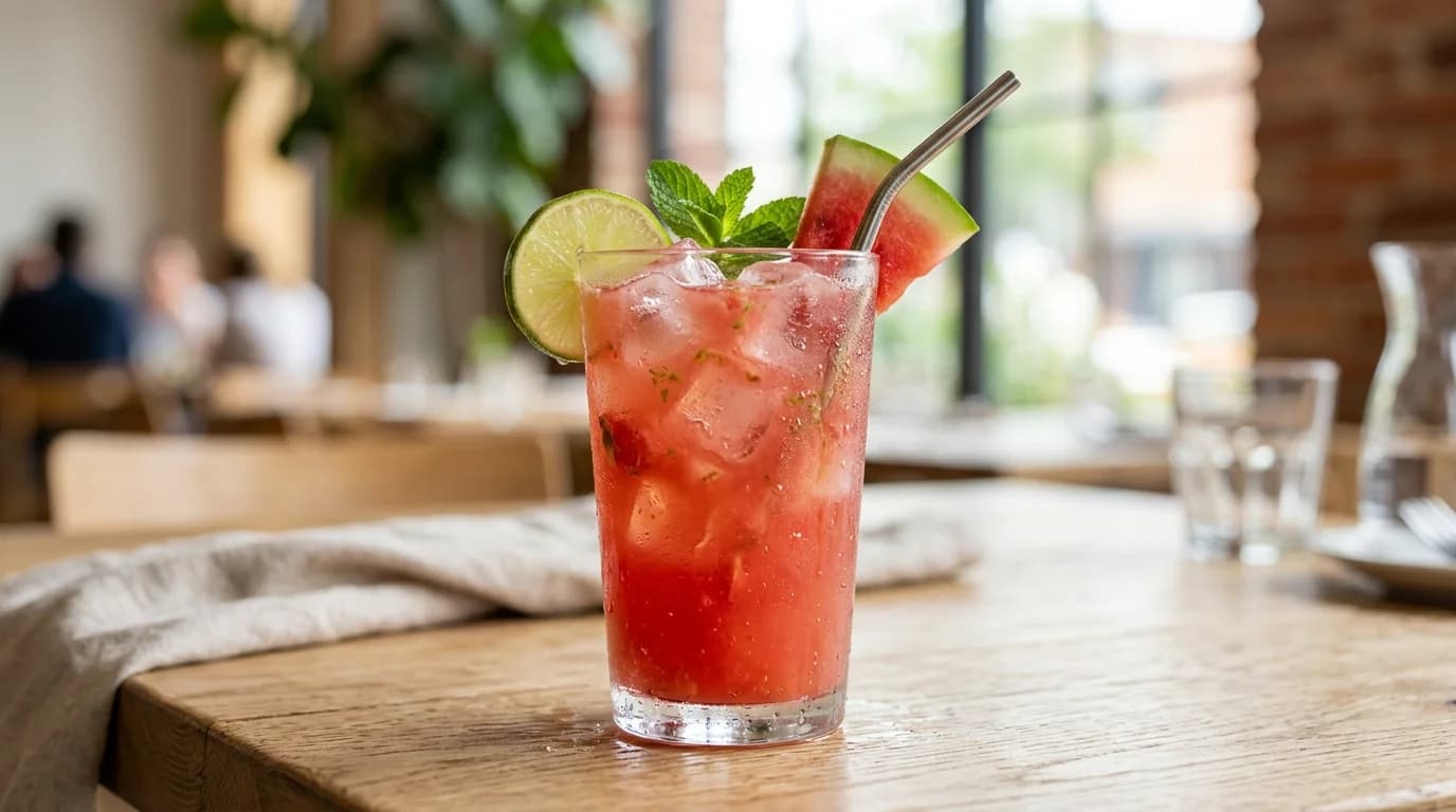 Organic Watermelon Limeade - Chipotle menu item, 150 calories, $3.45