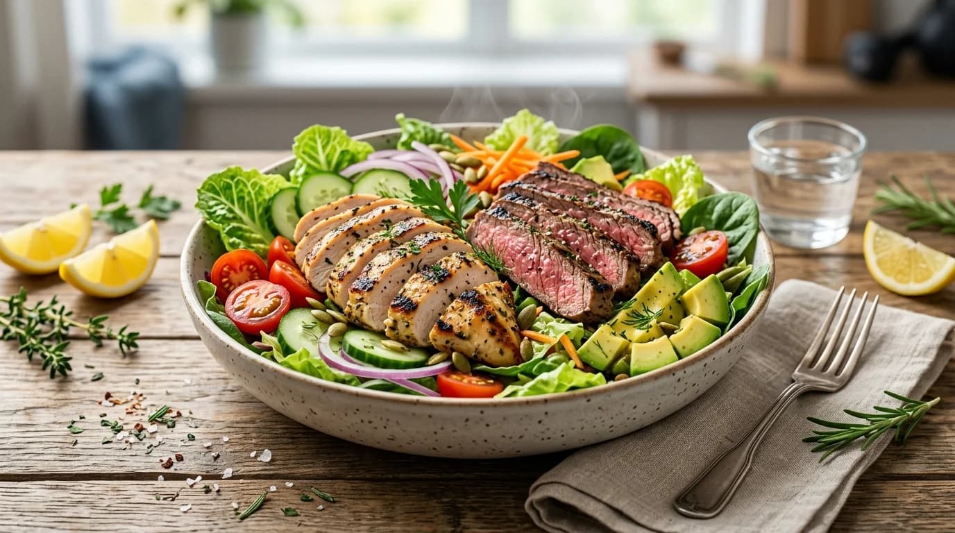 High Protein Low Calorie Bowl