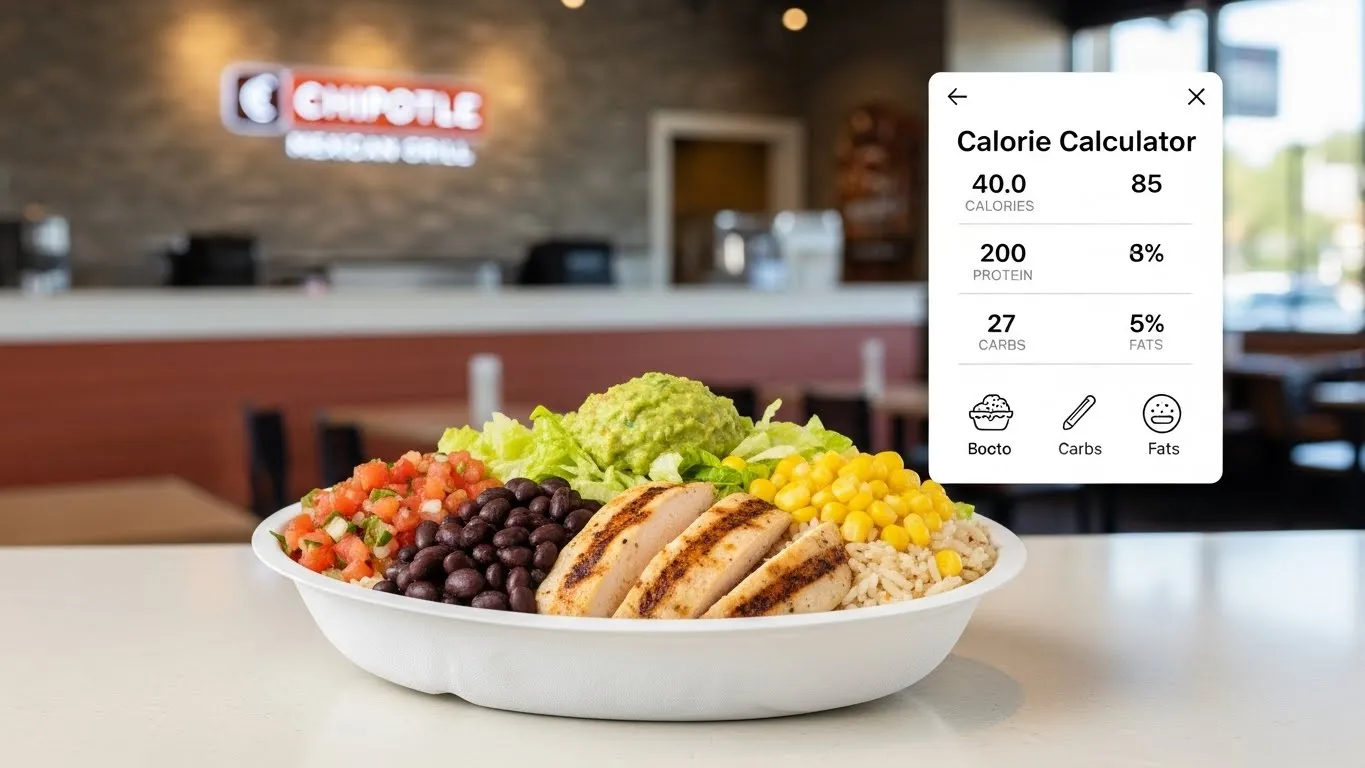 Chipotle Mexican Grill Calorie Calculator and Nutrition Guide