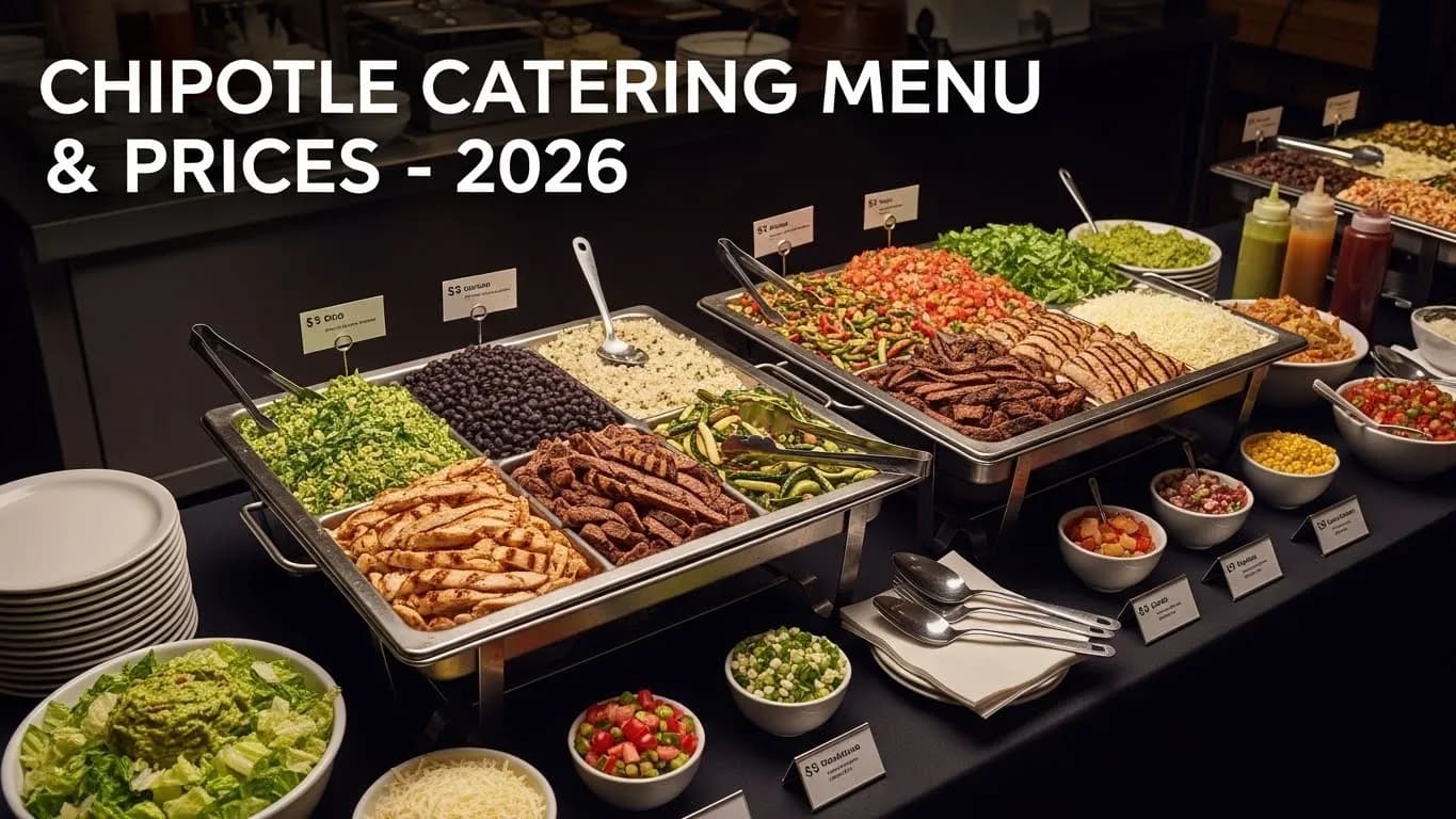 Chipotle Catering Menu With Prices 2026