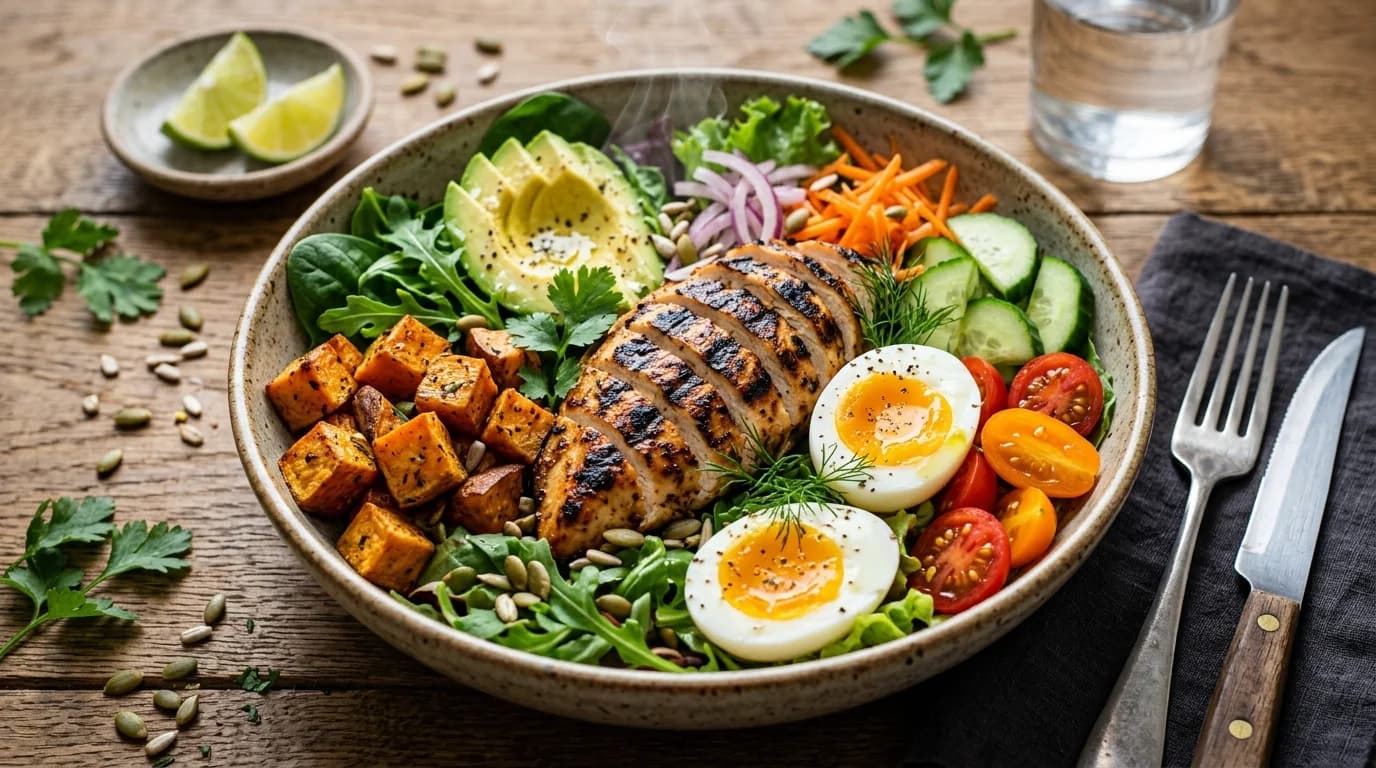 Chipotle Whole30 Salad Bowl - Whole30 compliant salad with fresh ingredients - 420 calories, $11.35 Chipotle Whole30 Salad Bowl - Whole30 compliant salad with fresh ingredients - 420 calories, $11.35