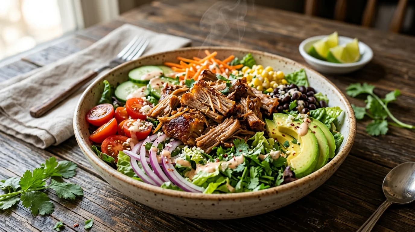 Carnitas Salad - Chipotle menu item, 540 calories, $10.55