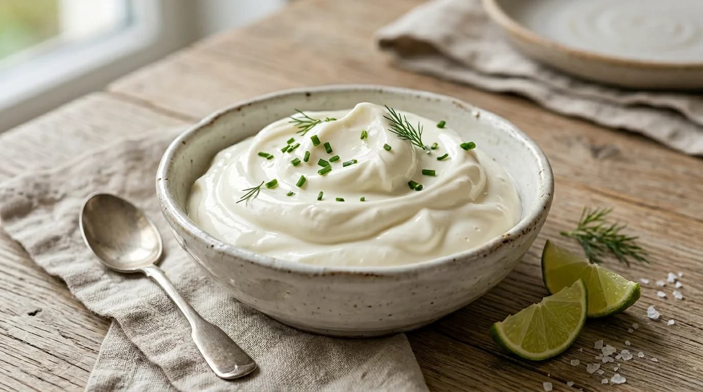 Sour Cream - Creamy and tangy topping Sour Cream - Creamy and tangy topping